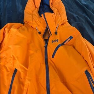 Helly Hansen Men’s Bright Orange Puffer Jacket